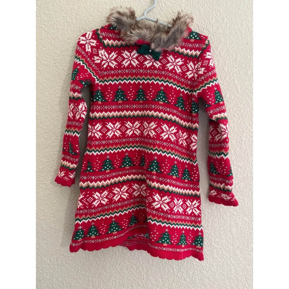Tommy Bahama Fair Aisle Girls Holiday Dress Size 3T